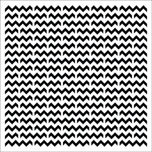 Stencil-mask Chevron pattern 15,2*15,2cm thickness 0,15mm