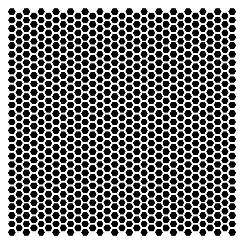 Stencil-mask Mini Tesselar pattern 15,2*15,2cm thickness 0,15mm (clr 30)