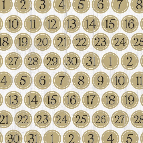 Tinsel & Company Countdown (Single sheet of 12X12 paper) Tinsel & Company Countdown (Single sheet of 12X12 paper)