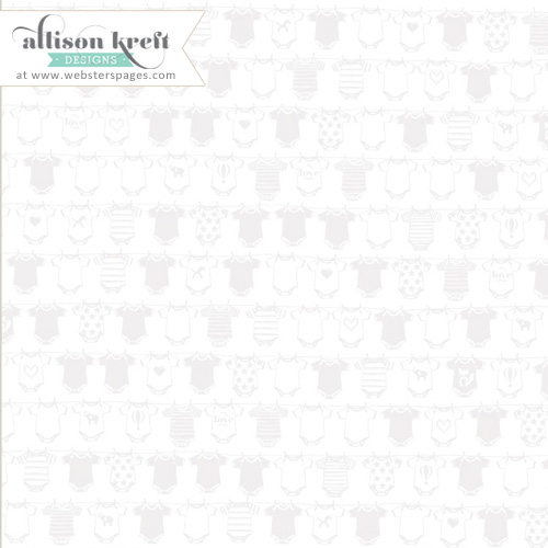 Overlay – Onesie White 30x30cm, 1 sheet