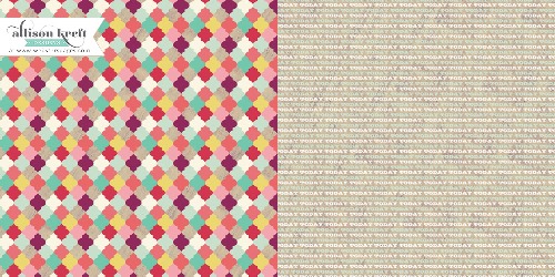 Today (Single 12X12 Paper Sheet)