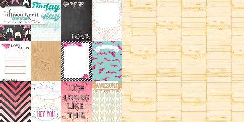 Love Notes (Single 12X12 Paper Sheet)