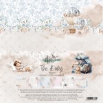 Paper Collection Set 30,5x30,5 cm Baby, 250 gsm (6 double-sided sheets, 12 designs, bonus design 30x15 cm on the cover)