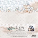 Paper Collection Set 15x15 cm Baby, 250 gsm (24 sheets, 12 designs, 4x6 double-sided sheets)