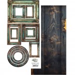 Double-sided paper 30,5x15 cm Legends of the Magic School – Frame – extras to cut, 250 gsm (1 sheet)