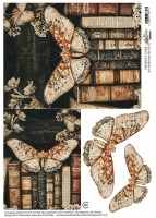 Rice paper Freedom, In Shades Of Blue, A4 (21x29,7cm) 25-30g