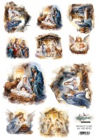 Rice paper 2, Ho Ho Ho, A4 (21x29,7cm) 25-30g