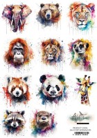 Rice paper Animals, Happy Time, A4 (21x29,7cm) 25-30g
