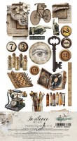 Junk Journal Set 30,5x15 cm In Silence, 250 gsm, (6 double-sided sheets, 12 designs)
