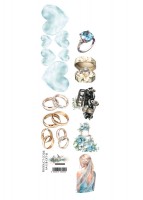 Paper 30x5 cm – In Shades Of Blue 01