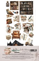 Doubled Extras to Cut Set 10X – 30,5x15 cm In the Library, 250 gsm, mirror print (12 sheets, 6 designs, 2x6 sheets)