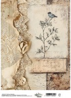 Rice paper 4, In the Library, A4 (21x29,7cm) 25-30g Rice paper 4, In the Library, A4 (21x29,7cm) 25-30g