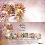 Paper Collection Set 30,5x30,5 cm Lovely Autumn, 250 gsm (6 double-sided sheets, 12 designs, bonus design 30x15 cm on the cover)