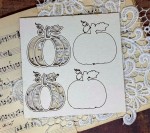 Chipboard Pumpkins, , Lovely Autumn, 17x12,5cm
