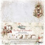 Doubled Paper Collection Set 30,5x30,5 cm The Magic of December, 250 gsm (12 sheets, 12 designs, 2x6 double-sided sheets, bonus design 30x15 cm on the Doubled Paper Collection Set 30,5x30,5 cm The Magic of December, 250 gsm (12 sheets, 12 designs, 2x6 double-sided sheets, bonus design 30x15 cm on the