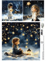 Rice paper 2, The Magic of December, A4 (21x29,7cm) 25-30g Rice paper 2, The Magic of December, A4 (21x29,7cm) 25-30g