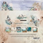 Paper Collection Set 20,3x20,3 cm Underwater World, 190 gsm (12 sheets, 12 designs, 2x6 double-sided sheets, 1x bonus design 20x15 cm on the cover)