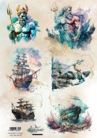 Rice paper 2, Underwater World, A4 (21x29,7cm) 25-30g