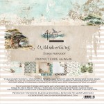 Paper Collection Set 20,3x20,3 cm Wild Adventures, 190 gsm (12 sheets, 12 designs, 2x6 double-sided sheets, 1x bonus design 20x15 cm on the cover)