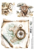 Rice paper 2, Wild Adventures, A4 (21x29,7cm) 25-30g