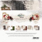 Paper Collection Set 20,3x20,3 cm Wonderful Christmas Time, 190 gsm (12 sheets, 12 designs, 2x6 double-sided sheets, 1x bonus design 20x15 cm on the c