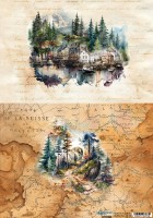 Rice paper 2, Whispers of the Mountains, A4 (21x29,7cm) 25-30g