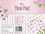 Paper Collection Set 15cm*20cm Think Pink! g 250 gsm (36 double-sided sheets, 18 designs, bonus design on the cover)