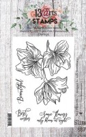 Set of polymer stamps A7 - Sky Flowers - Under the Stars