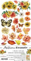 Extras to Cut Set – Flowers – Autumn Beauty,15,75x30,5cm, mirror print, 250 gsm (12 sheets, 6 designs, 2x6 double-sided sheets + 2x bonus on the cove)