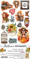 Extras to Cut Set – Women – Autumn Beauty,15,75x30,5cm, mirror print, 250 gsm (12 sheets, 6 designs, 2x6 double-sided sheets + 2x bonus on the cove)