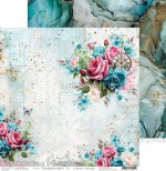 Double-sided papers 30,5x30,5cm Soulflowers – sheets 01-06, 250 gsm (60 sheets, 10pcs of each design)