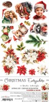 Extras to Cut Set – Flowers & More – Christmas Everywhere,15,75x30,5cm, mirror print, 250 gsm (18 sheets, 9 designs, 2x9 double-sided sheets + 2x b