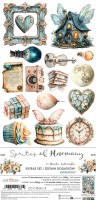 Extras to Cut Set – Harmony – Sprites Of Harmony,15,75x30,5cm, mirror print, 250 gsm (18 sheets, 9 designs, 2x9 double-sided sheets + 2x bonus on t