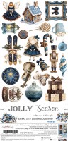 Extras to Cut Set – Winter – Jolly Season,15,75x30,5cm, mirror print, 250 gsm (18 sheets, 9 designs, 2x9 double-sided sheets + 2x bonus on the cove