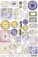 Cardboard die-cuts 20,3x30,5cm Summer Flowers, pre-cut