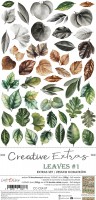 Creative Extras Set 07 – Leaves 1,15,75x30,5cm, mirror print, 250 gsm (18 sheets, 9 designs, 2x9 double-sided sheets + 2x bonus on the cover)