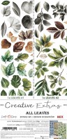 Creative Extras Set MIX 04 – All Leaves,15,75x30,5cm, mirror print, 250 gsm (18 sheets, 18 designs – all Leaves 1 and 2 sheets x1+ 3x bonus designs on the cover)