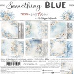 Paper Collection Set 15x15cm Something Blue, 250 gsm (24 sheets, 12 designs, 4x6 double-sided sheets, bonus design - 2 sheets)