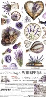 Extras to Cut Set – Mix – Heritage Whispers,15,75x30,5cm, mirror print, 250 gsm (18 sheets, 18 designs – all Flowers and Heritage sheets x1 + 3x bonus designs on the cover)
