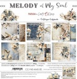 Paper Collection Set 30,5x30,5cm Melody Of My Soul, 250 gsm (6 double-sided sheets, 12 designs, bonus design 30,5x30,5 cm on the cover)