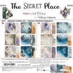 Mix Paper Set 20,3x20,3cm The Secret Place, 250 gsm (24 sheets, 24 designs – collection and basic designs, 2x12 double-sided sheets +5x bonus design o