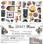 Extras to Cut Set – MIX – The Secret Place, 30,5x31,5cm, mirror print, 250 gsm (8 double-sided sheets, 8 designs, all Secret and Place sheets + 3x