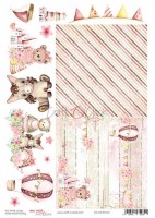 Rice paper A4 (21x29,7cm) Home Decor 07, Hello Little Girl 1, 25/30g