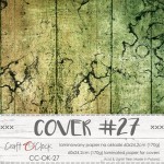 Cover 27, 60x24,2cm, laminated paper 170 gsm, matte finish (for albums max 20x20cm)
