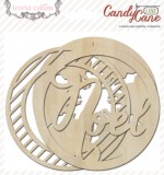 Candy Cane Lane: Wood Ornaments (6 pieces per pack)