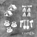 Set of Chipboard Bivouac (from 6x4 to 3x1x0,15cm)