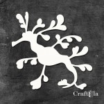 Chipboard Seahorse (approx.15x15x0,15cm)