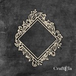 Set of Chipboard Frames 1122 (2 pcs, approx. 10x8,5x0,15cm)