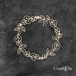 Set of Chipboard Frames 1124 (2 pcs, approx. 8,5x8,5x0,15cm)