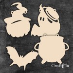Chipboard Halloween garland 1983 ( max. height 15x0,15cm)